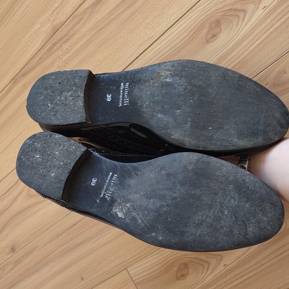 Oxford Shiny Black Loafers with Lace | Size 8.5 or 39 - Picture 6 of 6